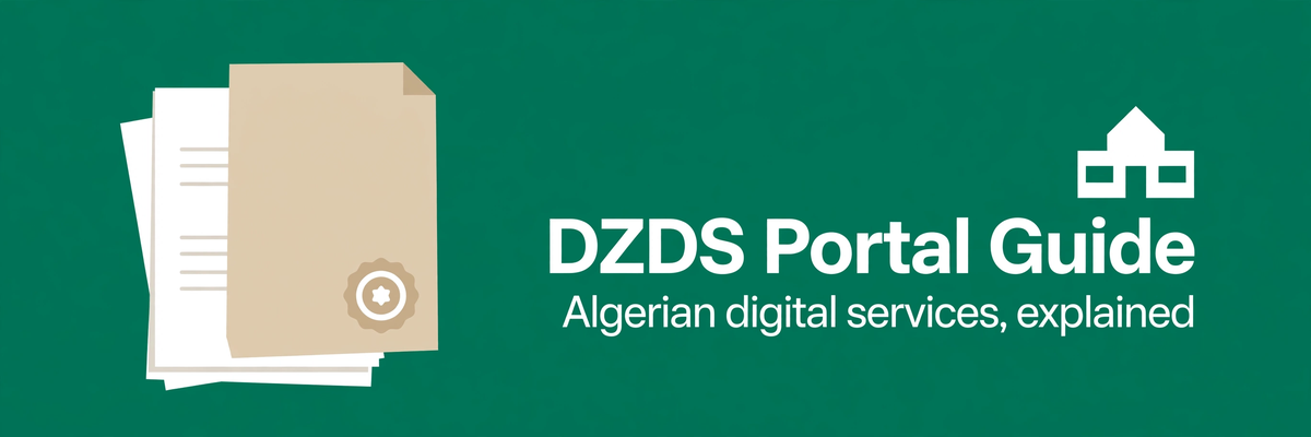 DZDS Portal: dzds.dz Hero Image