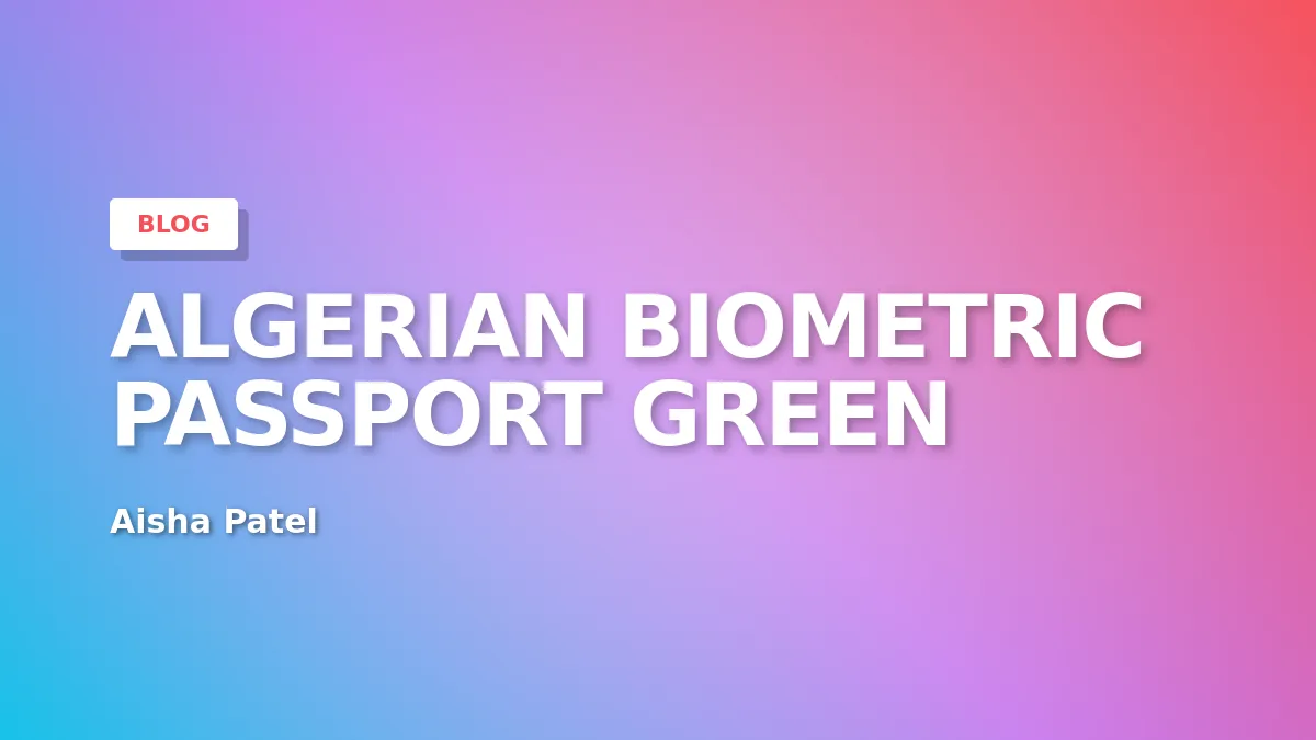 How to Obtain a Certificate of Algerian Nationality
